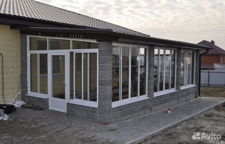 Остекление терассы распашное