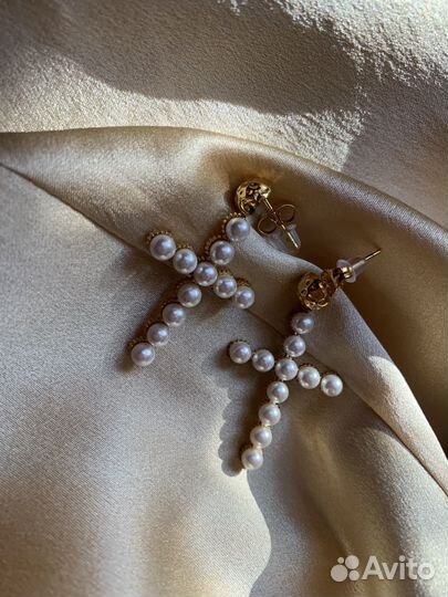 Серьги кресты