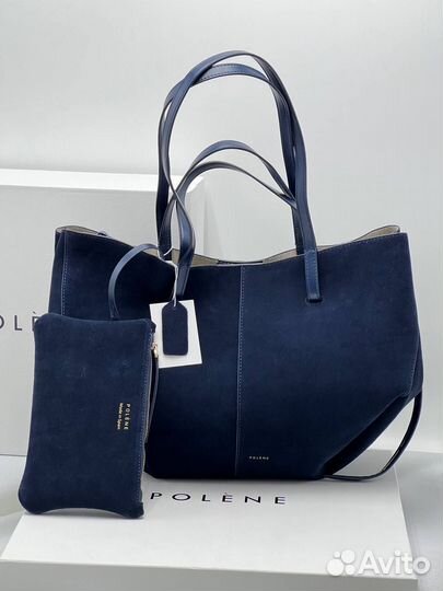 Сумка polene замшевая
