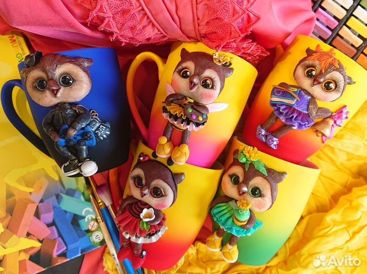 Кружка сова совенок подарок