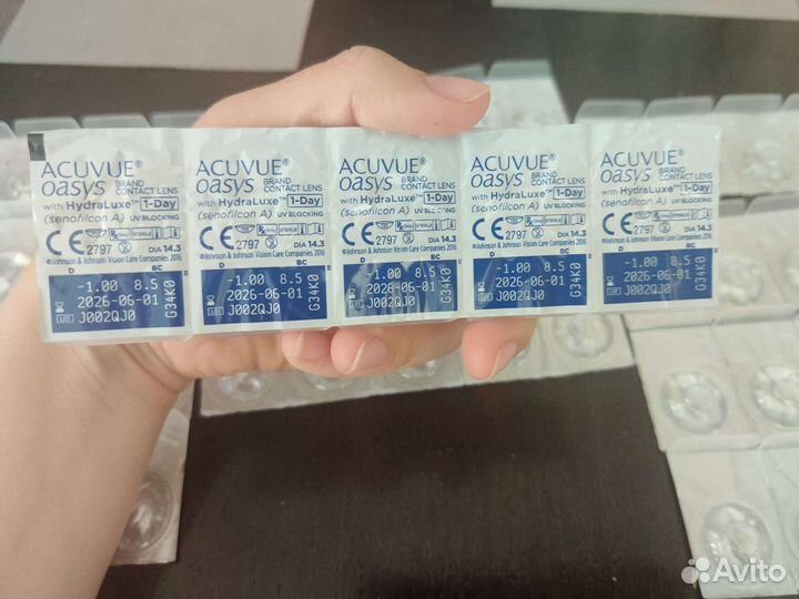 Линзы контактные acuvue oasys 1 day 90 шт