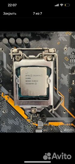 Материнская плата asus tuf z390