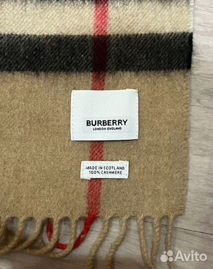 Шарф burberry оригинал poizon