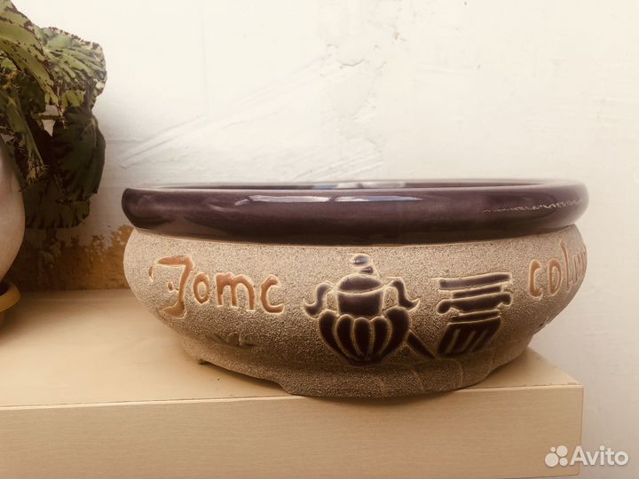 Керамические цветочные горшки