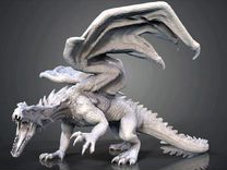 Статуя дракона фигурки миф. существ