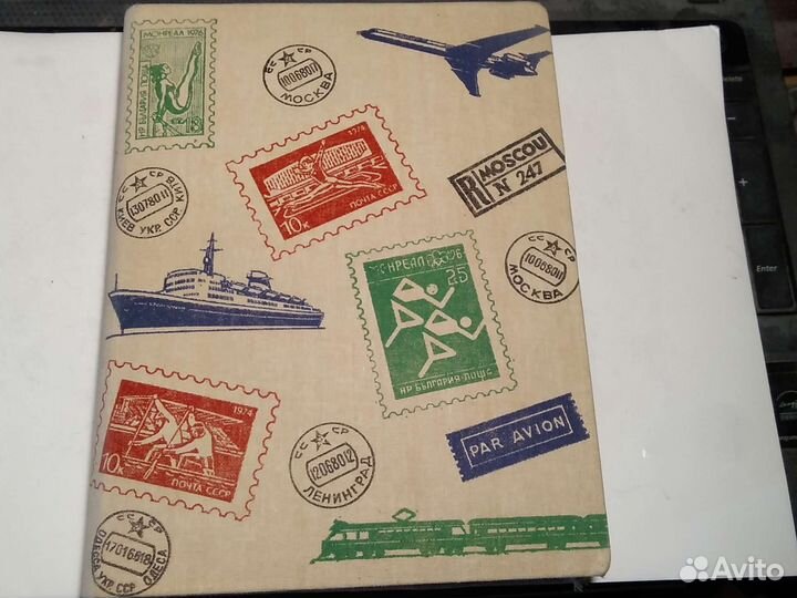 Альбом с марками космос, техника