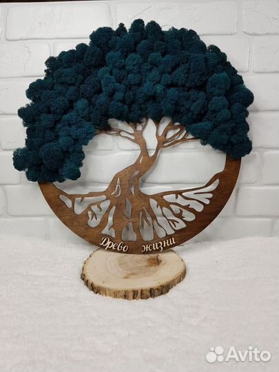 Панно со мхом