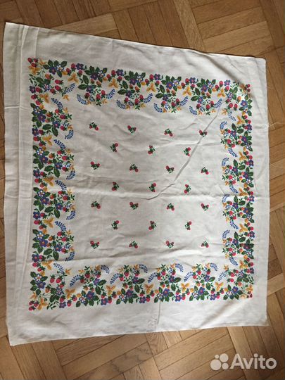 Платок хлопковый новый Винтаж СССР