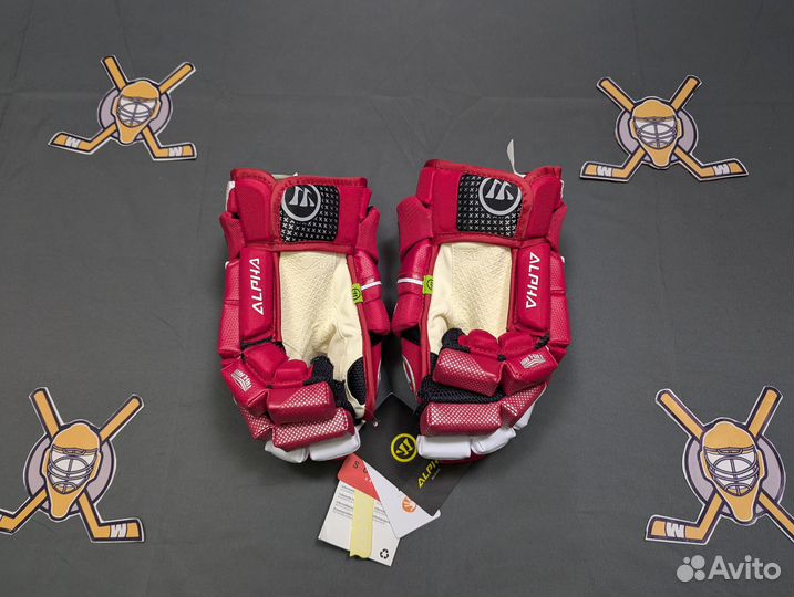 Краги Warrior Alpha Lx2 Pro Хоккейные Sr 14