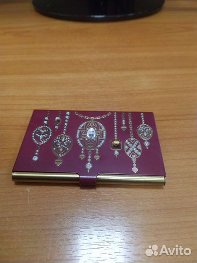 Визитница металлическая