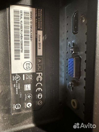 Монитор philips диагональ57см