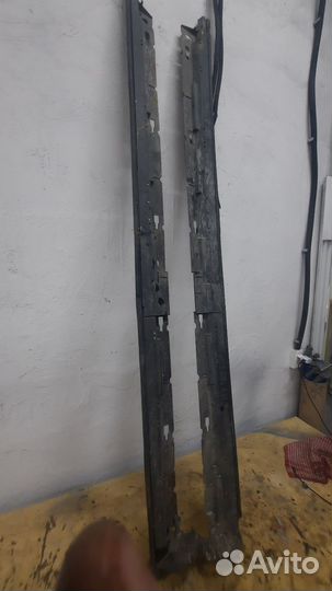 Пластиковые накладки порогов mazda cx-7