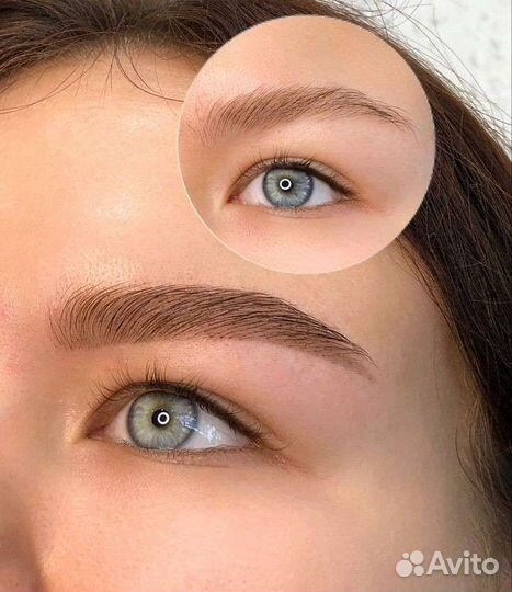 Коррекция и окрашивание бровей