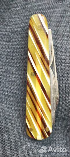 Старинный перочинный складной нож редкий в чехле