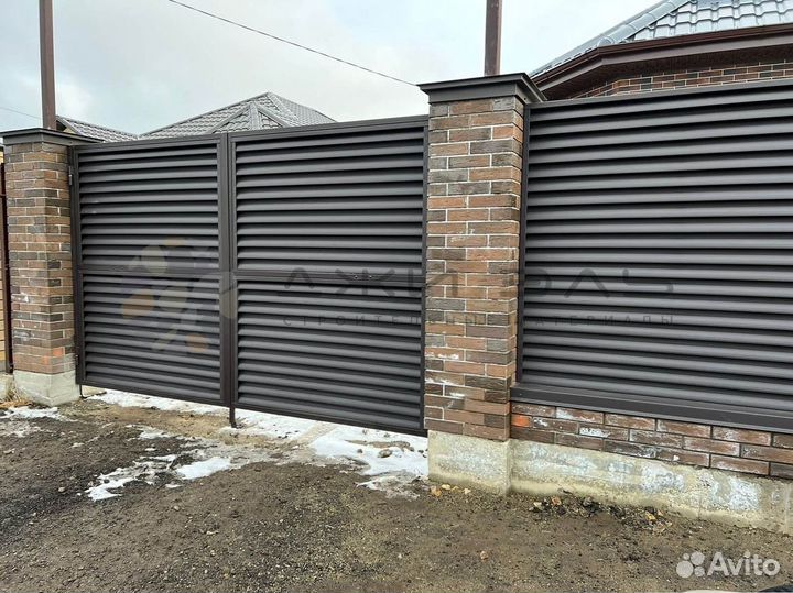 Забор жалюзи