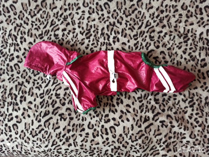 Комбенизон на флисе и дождевик на чиха до 3-х кг