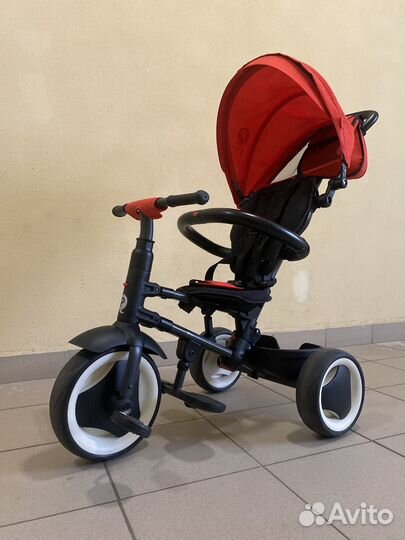 Детский трехколесный складной велосипед