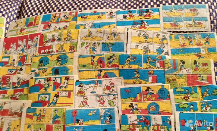 Вкладыши от жвачек 90 х