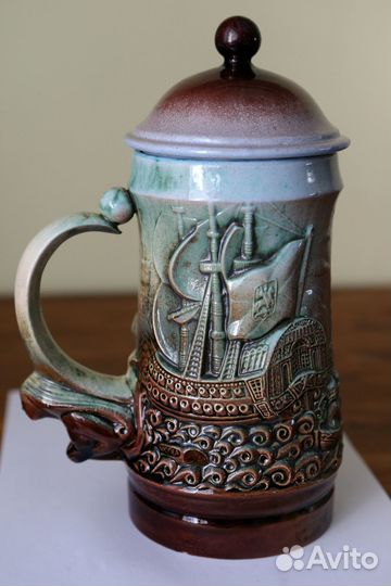 Пивная кружка Санкт-Петербург керамика