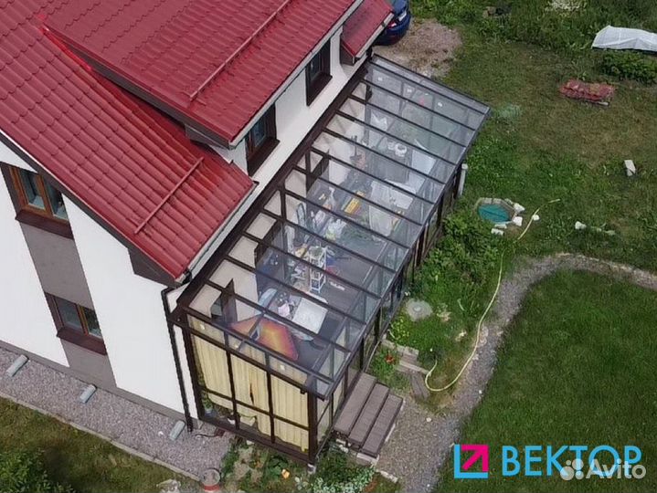 Остекление террас веранд беседок