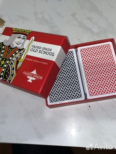 Карты Faded Spade Old School Narrow