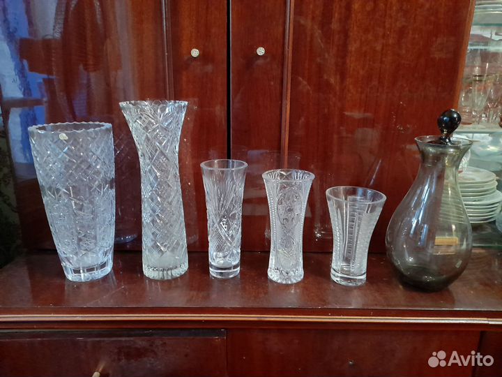 Ваза СССР хрусталь