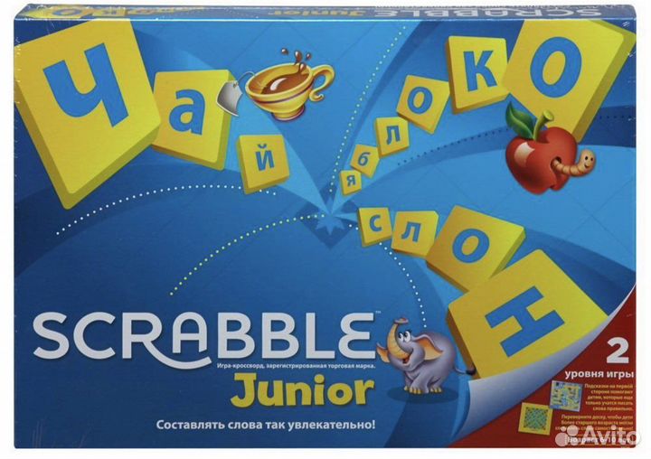 Настольная игра Mattel Scrabble Скраббл Джуниор