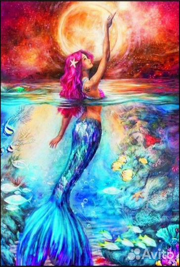 Алмазная мозаика Русалочка