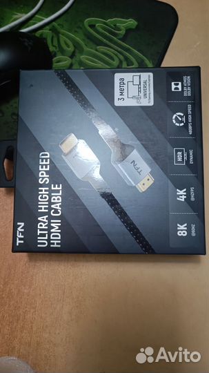 Кабель tfn hdmi 2.1 3метра