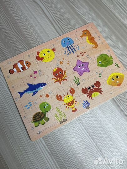 Деревянные пазлы для детей