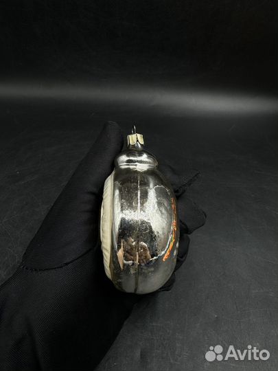 Игрушка елочная часы подвеска СССР советская