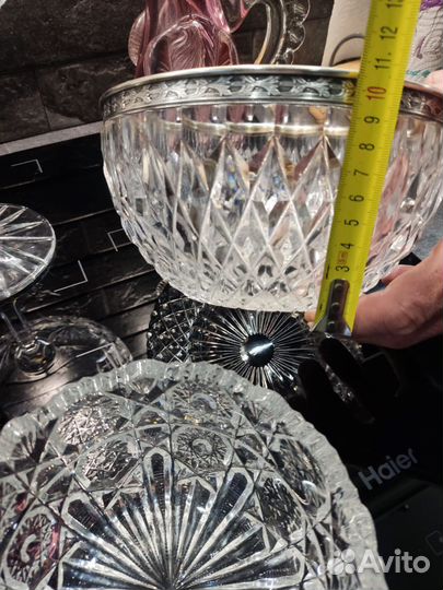Хрусталь винтаж салатники, конфетницы