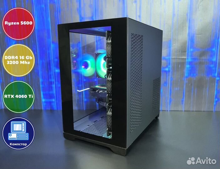 Сборка игрового пк AMD5600-RTX4060Ti-16DDR4-WGI142596087-A520