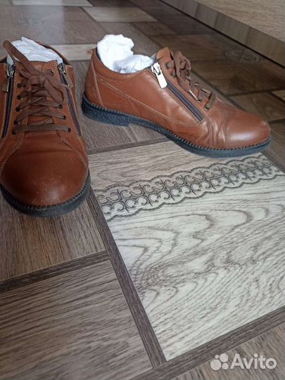 Полуботинки женские 39 размер натуральная кожа
