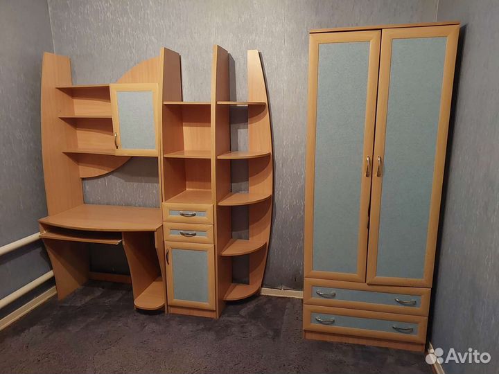 Компьютерный стол и шкаф юнга