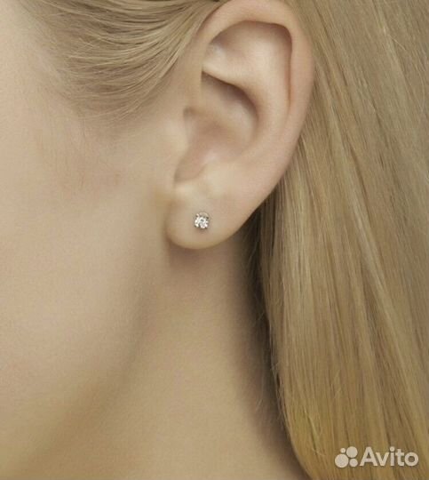 Серьги золотые