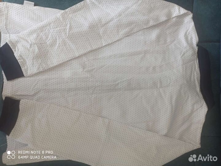 Белая блузка для девочек школьная