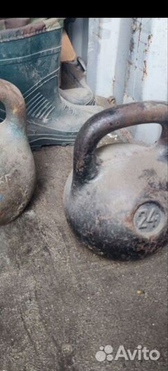 Гиря 24 кг СССР