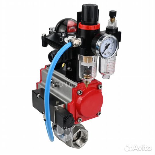 Кран шаровой DN.ru BV3232P(2pc) -FP-T-ISO-H Ду15 Ру63, полнопроходной внутренняя резьба, нержавеющая