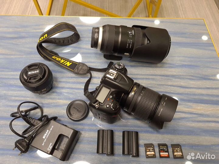 Nikon d7200 - комплект фототехники