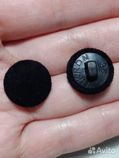 Пуговицы одёжные чёрные