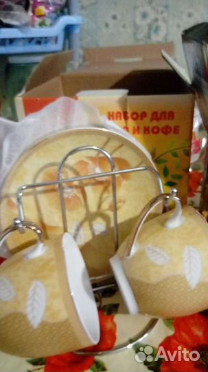 Кружки новые в коробках