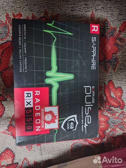 Видеокарта rx550 4g gddr5