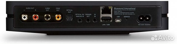 Bluesound node 2i, Black, медиаплеер