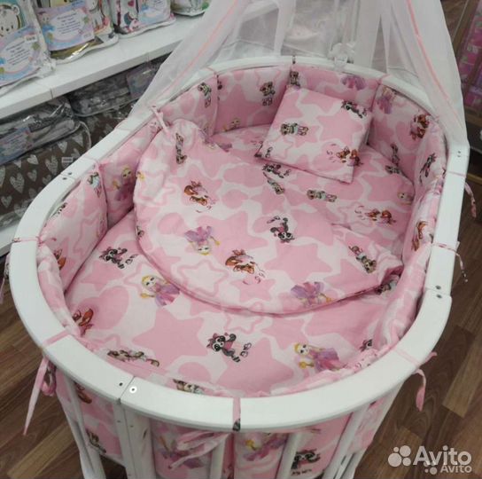 Бортики на детскую кроватку