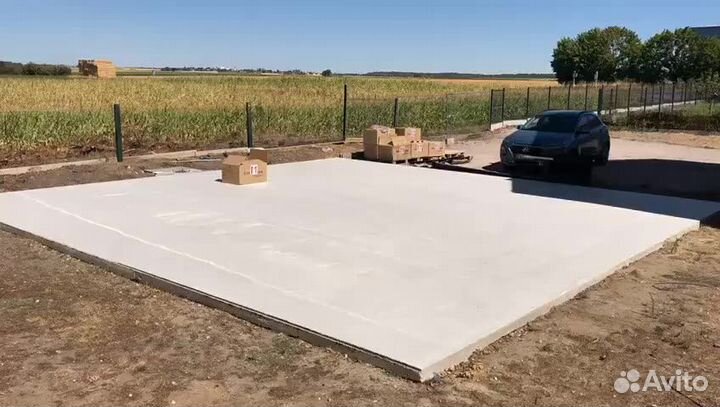 Бетонные заезды/Бетонные дорожки/Бетонные отмостки