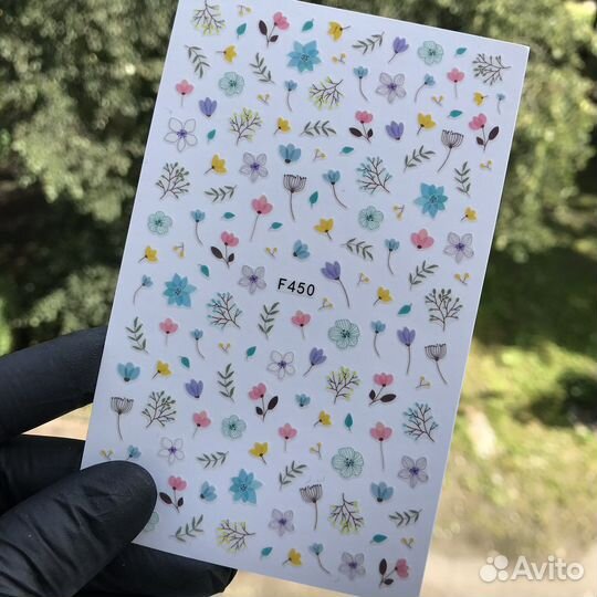 Наклейки,стикеры,слайдеры для маникюра