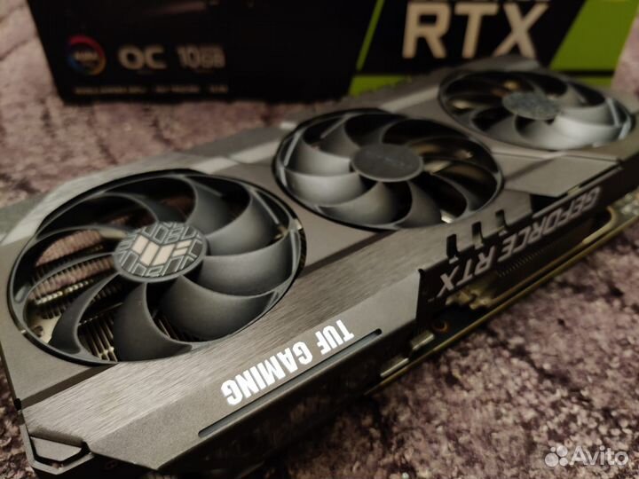 Asus RTX 3080 TUF Gaming в идеальном состоянии