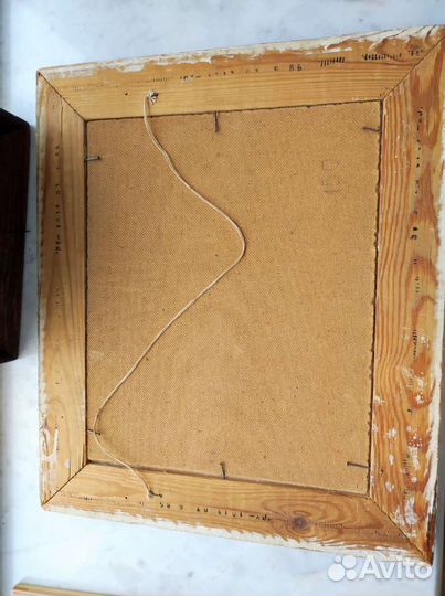 Картина маслом на холсте СССР