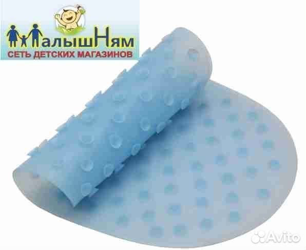 Коврик для ванночки силиконовый, 42х25, Roxy Kids